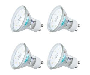 SEBSON GU10 LED Light Bulb 3.5W Warm White 2900K 230V 110º Beam Angle | Spot Light Ceiling, 300lm, Equivalent 35W Halogen Bulb, not Dimmable - Pack of 4