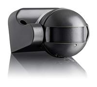 SEBSON High Frequency Motion Detector Outdoor, Anthracite, IP54, 15m/180°, HF Sensor, 1200W Incandescent, 300W LED, Swivelling, 87x93x60mm