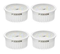 SEBSON LED Spot Lights Ceiling Warm White 3000K - 4 Pack - Recessed Downlight LED Module - Replaces GU10 MR16 - Ultra Flat ø50x26mm 5W 400lm 230V Bulb Lights