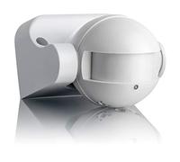 SEBSON Motion Detector Outdoor IP54, Surface Mount, HF Sensor, Wall Mounting, Programmable, Range 15m/180°, LED suitable, Swivelling, 87x93x60mm