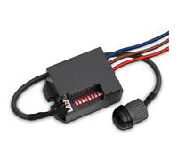 SEBSON Motion Sensor Indoor Mini - Recessed Ceiling Installation - Programmable PIR Sensor, Motion Detector Range 6m/360°, LED Compatible, 3-Wire