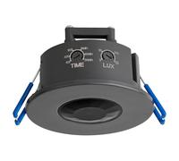 SEBSON Motion Sensor Indoor - Set of 2 - Ceiling Flush Mounted, Programmable PIR Sensor, Motion Detector Range 8m/360° - LED Lights Compatible, 3-Wire