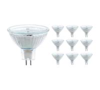 SEBSON MR16 LED Bulbs Warm White 2900K 3.5W - 10 Pack - Spot Lights Ceiling - Equivalent 30W Halogen, 280lm, 110º Beam Angle - 12V DC, GU5.3 Light Bulb, Non dimmable