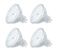 SEBSON MR16 LED Bulbs Warm White 2900K 3.5W - 4 Pack - Spot Lights Ceiling - Equivalent 30W Halogen, 280lm, 110º Beam Angle - 12V DC, GU5.3 Light Bulb, Non dimmable