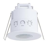 SEBSON PIR Motion Sensor Outdoor IP54 Recessed Ceiling Mounting 6m/360°