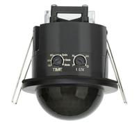 SEBSON PIR Sensor Flush-mounted Outdoor - Detection Range 20m / 360° - Ceiling Mounting, Programmable, Motion Sensor LED suitable, 3-wire