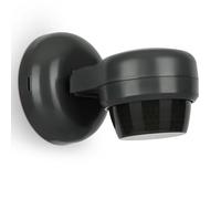 SEBSON PIR Sensor Outdoor IP65 Surface-Mounted - LED suitable, Wall Ceiling Mounting - Infrared Motion Sensor programmable, Range 24m / 360°, 3-wire