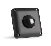 SEBSON PIR Sensor Outdoor IP65 - Wall Flush Mounted 53x53x23mm, Programmable, Range 10m/190° - Infrared Motion Sensor for LED Lights, 3-Wire