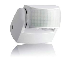 SEBSON PIR Sensor Outdoor IP65 Wall Surface-mounted 12m/180° + 3m/360°