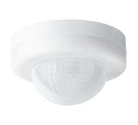 SEBSON PIR Sensor Surface-mounted Indoor, Infrared Motion Detector LED suitable, Programmable, Ceiling mounting, Motion Sensor Range 20m/360°, 3-wire