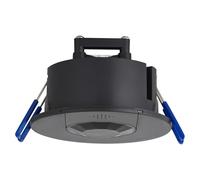 SEBSON Recessed Motion Sensor - Range 8m/360°, Programmable PIR Sensor, LED Suitable 600W, Ceiling Mounting, Cut-Out Ø63-68mm, Motion Detector, 3-Wire