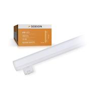 SEBSON S14S LED Light Bulb 4W Warm White 3000K 30cm Length - 35W Replacement for Light Bulb, 400lm, 150º Beam Angle, not dimmable - Tube Lamp ø30 x 300mm