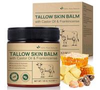 Sebum Castor Oil Frankincense Oil Balm, Natural Sebum from Grass-Fed Cattle for Skin Care, Deep Nourishing and Moisturising Moisturiser for Face and Body