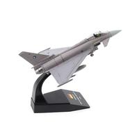 SEBUNAS 1/100 Scale EF2000 Typhoon Fighter German livery Fighter Jet Model German Fighter Military Metal Diecast Aircraft Model Kit for Adult Collection or Gift