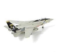 SEBUNAS 1/100 Scale F14 Tomcat Aircraft Model US Navy Jolly Roger VF-84 Fighter Jet Metal Diecast Airplane Model Kit with Stand for Aviation Military Enthusiasts Adults Collection or Gift
