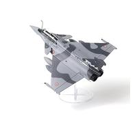 SEBUNAS 1/100 Scale Rafale B Aircraft Model Dassault French Air and Space Force Multirole Fighter Miniature 113-HK Military Metal Diecast Aircraft Model Kit for Adult Collection and Gift