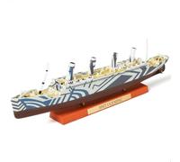 SEBUNAS 1/1250 HMT Olympic Cruise Ship Model Classic Alloy Metal Die-cast Boat Model Legendary British Cruise with Wood Grain Display Stand Suitable for Collection or Gift for Adults