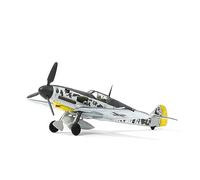 SEBUNAS 1/72 Scale BF-109 Messerschmidt (Desert Paint) Fighter Model WWII German Fighter Military Metal Diecast Aircraft Model Kit for Adult Collection or Gift