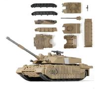SEBUNAS 1/72 Scale Challenger 2 Military Tank Quick Build Model British Army Main Tank Challenger 2 Building Model for Kids and Adults(10PCS)