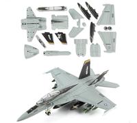 SEBUNAS 1:72 Scale F-18 Jolly Rogers Fighter Jet Quick Assembly Model Kit