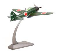 SEBUNAS 1/72 Scale Mitsubishi A6M Zero Fighter Jet Model WWII JP Fighter Military Metal Diecast Aircraft Model Kit for Adult Collection or Gift