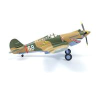 SEBUNAS 1/72 Scale P-40B Flying Tiger Fighter Jet Model WWII Fighter Military Metal Diecast Aircraft Model Kit for Adult Collection or Gift