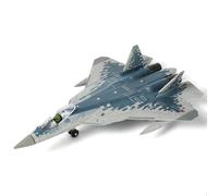 SEBUNAS 1/72 Scale Quick Build SU-57s Military Aircraft Toy Model Russian Fifth Generation Stealth Multipurpose Fighter Plastic Building Airplane Model Kit for Gift and Collection (34 Pieces)