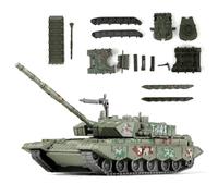 SEBUNAS 1/72 Scale Type 99 Military Tank Quick Build Model China Armored Vehicle Type 99 Main Battle Tank Building Model Gift for Adults and Kids (13PCS)