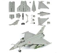 SEBUNAS Eurofighter Model Dassault Rafale 1:72 Scale Plastic Model Kit - Fighter Jet Aircraft Model Snap Kit No Glue No Paint Required for Kid and Beginner