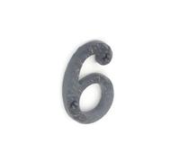 SEC 75MM Antq Numeral "6" S3356