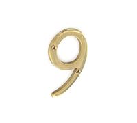 SEC 75MM Brass Numeral 9 S2509