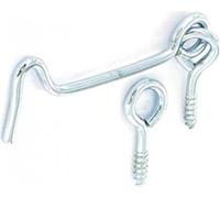 SEC GATE Hook+Eye 75MM ZP S6341