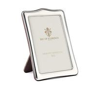 SEC OF FLORENCE 10 x 15 Solid Sterling Silver 925 Stamped Photo Frame with Mahogany Wood Backing 7375/10 x 15