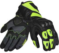 Seca Atom Motorcycle Gloves, black-yellow, size 2XL for Men