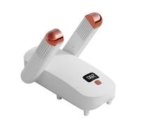 Secador Boot Dryer for Work Boots Portable Shoe Dryer w/Timer & Telescopic Rack Electric Boot Warmer Machine w/Heat Blower Quick Drying for Gloves Sweaty Shoes