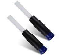 SECALIFE 2 Pieces Vac Mate Attachment, Vacuum Accessories, Dust Brush Cleaner Rigid Tech Vacuum, Straws Plastic Flexible Dust Remover, Window Vacuum Cleaner Car Cleaning Kit