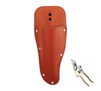Secateurs Case - Lockable PU Leather Tool Sheath Compact Belt Pouch with Belt Clip | Protective Holster for Pruners, Flower Shears, Bush Shears, Gardening Tools
