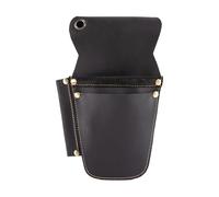 Secateurs Holster,Leather Tool Belt Pouch Wtih 3 Pocket Pliers,Tools Pouch Holder Holster Belt Case for Garden Pruning Pliers Shears Scissors or Knife,Tools Gifts for Men Dad Husband Him