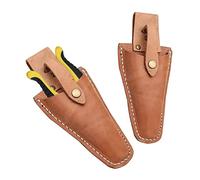 Secateurs Holster Pruner Holster 2Pcs Durable Screwdriver Holster with Snap Scissors Holder Letaher Sheath Protective Case Cover for Garden Pliers