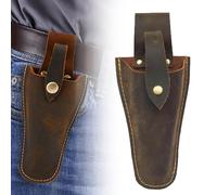 Secateurs Holster, Tool Belt Pouch, Durable Leather Sheath Pouch Holder, Gardening Tools Holster Belt Case, Leather Tool Belt for Garden Pruning Pliers Shears Secateurs Scissors(Brown)