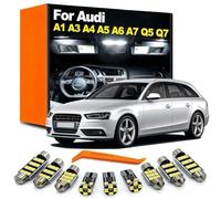 SECDRPOQA Car LED Bulb Interior Light Kit, For Audi A1 8X A3 8L 8P 8V A4 B5 B6 B7 B8 A5 A6 C5 C6 C7 A7 Q5 8R Q7 4L Accessories