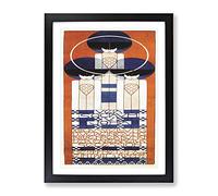 Secession By Koloman Moser Classic Painting Framed Print | A3 Black Framed Wall Art | Ready to Hang | Classic Historical Picture | Living Room Bedroom Lounge Office