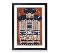 Secession by Koloman Moser Framed Print | A2 Black Framed Wall Art | Ready to Hang | Modern Nature Picture | Living Room Bedroom Lounge Office