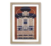 Secession by Koloman Moser Framed Print | A2 Oak Framed Wall Art | Ready to Hang | Modern Nature Picture | Living Room Bedroom Lounge Office