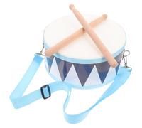 SECFOU 1 Set Double Sided Snare Drum Percussion Instrument with Sticks Strap Durable Music for Enhances Hearing Concentration Skills