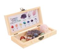 SECFOU 1 Set Natural Crystal Specimens Unique Quartz Crystals for Meditation Home Decor Educational for Friends Family for DIY Projects Geology Enthusiasts