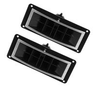 SECFOU 10-inch Black Horn Tweeter with Led Light for Stage Speakers, 2pcs Audio System Horn Accessory Suitable for Concert and Public Address Use