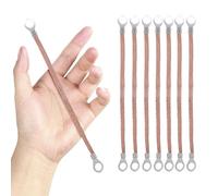 SECFOU 100pcs Copper Braided Grounding Wire Mm² Flexible Connecting Cable for High Voltage Equipment Industrial Automotive Use