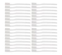 SECFOU 100pcs Disposable Single Use Toothbrushes for Hotel Guests and Travelers, Individually Wrapped Portable Plastic Toothbrushes, Travel Size for Overnight Stay and Travel