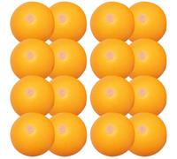 SECFOU 100pcs Plastic Pingpong Balls with Hole for Indoor Table Tennis Training and Party Use, 27mm Lightweight Leisure Competition Balls to Skills and Resistance